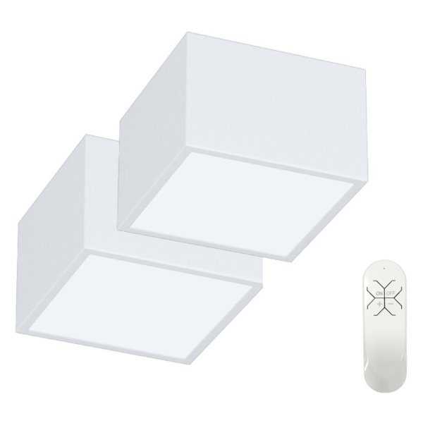IMMAX NEO sada 2x CANTO SMART stropní svítidlo  15x15cm 12W bílé Zigbee 3.0 + DO, TUYA