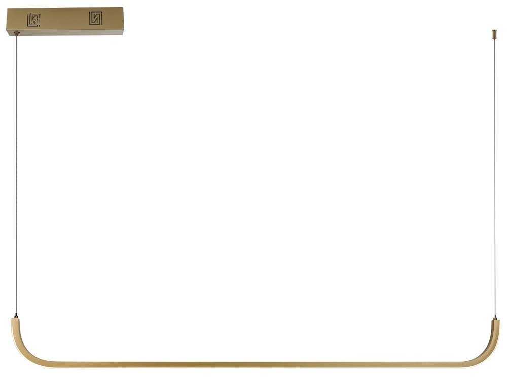 IMMAX NEO PATTINI SMART závěsné svítidlo 120cm 26W 1820lm zlaté Zigbee 3.0, TUYA