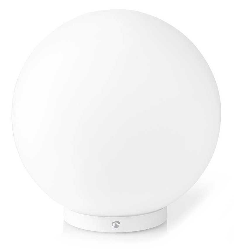 NEDIS Wi-Fi chytré náladové RGB světlo/ kulaté/ průměr 20 cm/ teplá až studená bílá/ 360 lm/ 5 W/ sklo/ Android & iOS