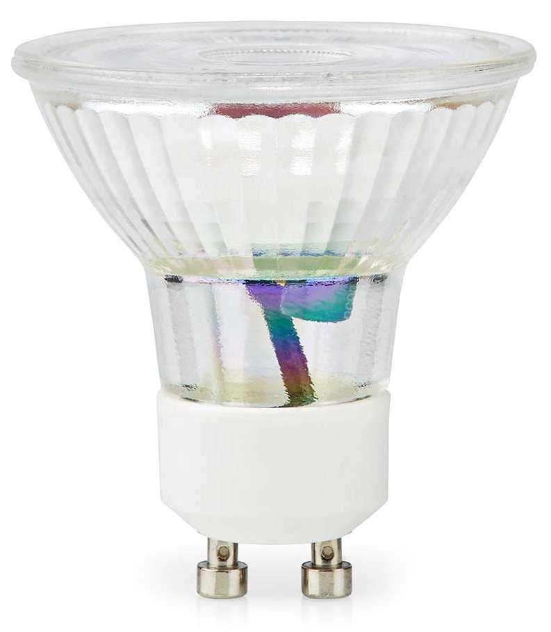 NEDIS LED žárovka GU10/ PAR16/ 1,9 W/ 220 V/ 145 lm/ 2700 K/ teplá bílá/ čirá