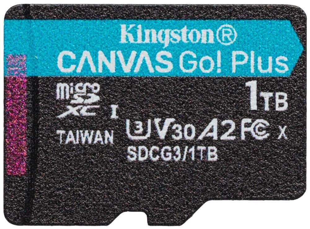 KINGSTON Canvas Go Plus 1TB microSDXC / UHS-I V30 U3 / CL10 / bez adaptéru