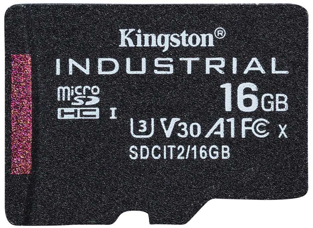 KINGSTON 16GB microSDHC / Industrial Temp / UHS-I / U3 / bez adaptéru