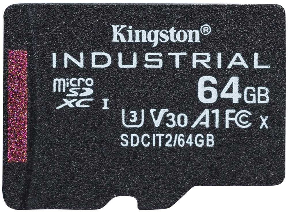 KINGSTON 64GB microSDXC / Industrial Temp / UHS-I / U3 / bez adaptéru