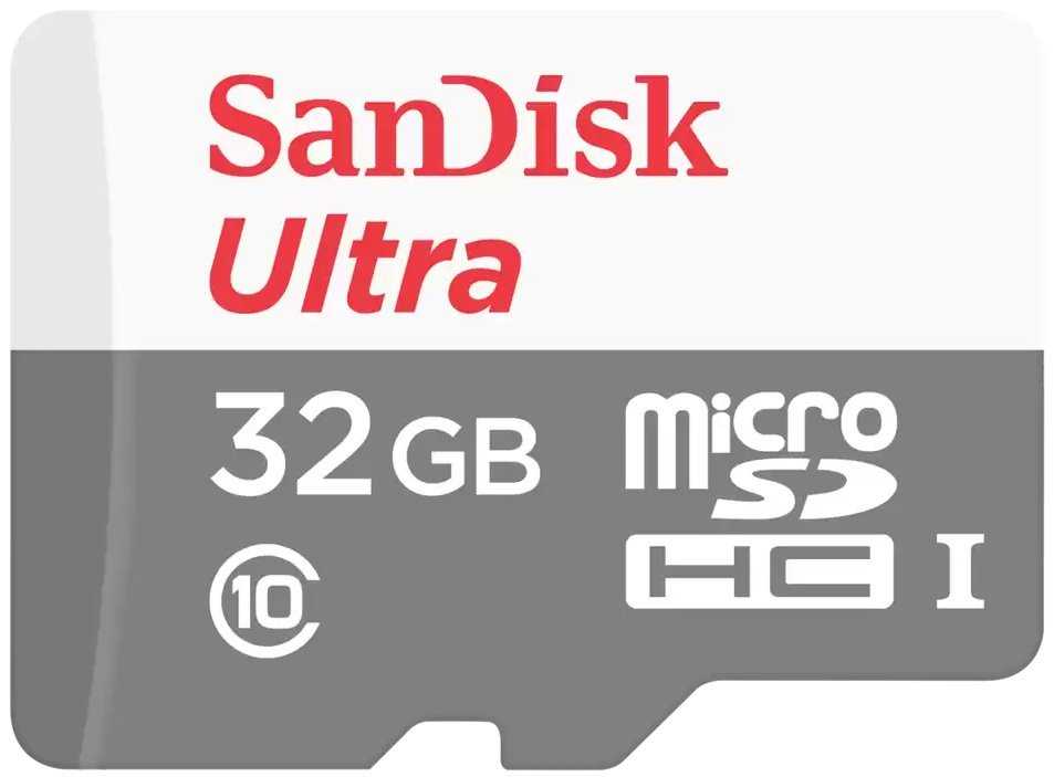 SanDisk Ultra 32GB microSDHC / CL10 UHS-I / Rychlost až 100MB/s