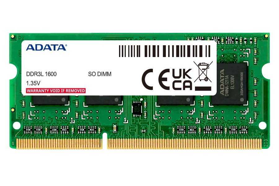 ADATA Premier 4GB DDR3L 1600MT/s / SO-DIMM / CL11 / 1,35V