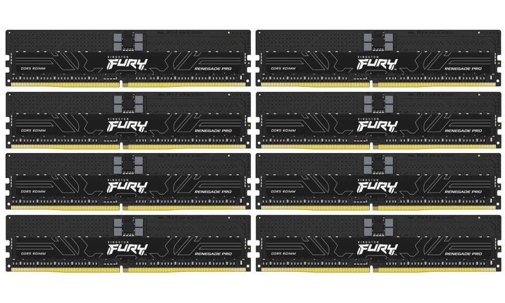 KINGSTON FURY Renegade Pro 128GB DDR5 4800MT/s / CL36 / DIMM / ECC Reg / KIT 8x 16GB