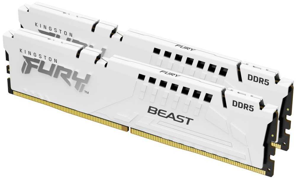 KINGSTON FURY Beast White XMP 32GB DDR5 5200MT/s / CL40 / DIMM / Kit 2x 16GB