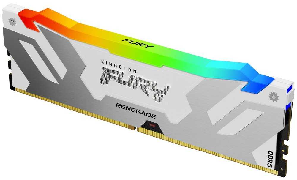 KINGSTON FURY Renegade White RGB XMP 16GB DDR5 6000MT/s / CL32 / DIMM /