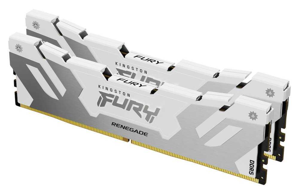 KINGSTON FURY Renegade White XMP 32GB DDR5 7600 MT/s / DIMM / CL38 / Kit 2x 16GB