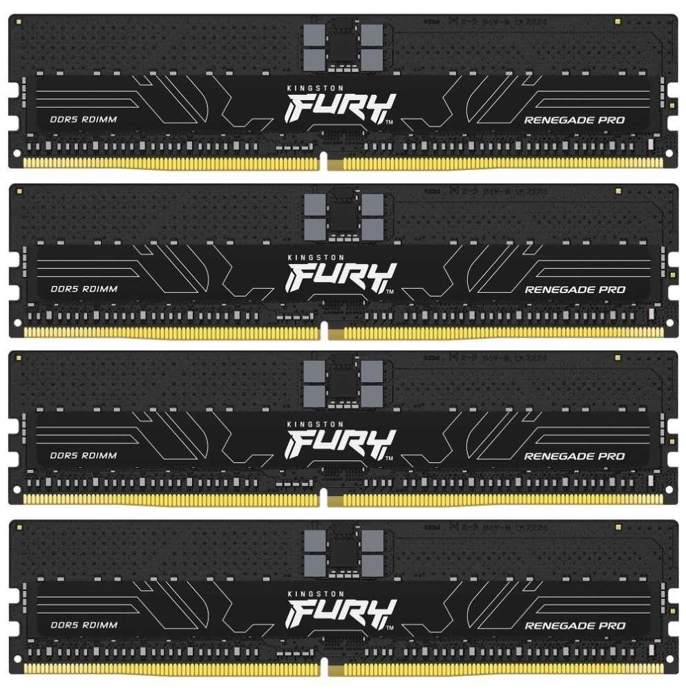 KINGSTON FURY Renegade Pro XMP 128GB DDR5 6000MT/s / CL32 / DIMM / ECC Reg / Kit 4x 32GB