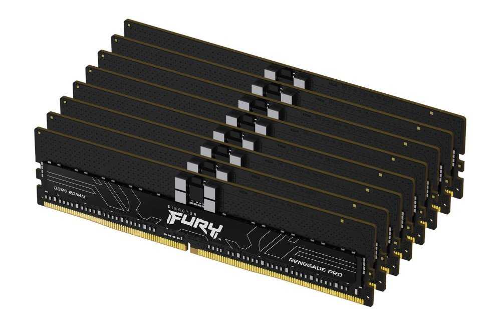 KINGSTON FURY Renegade Pro XMP 256GB DDR5 6400MT/s / CL32 / DIMM / ECC Reg / Kit 8x 32GB