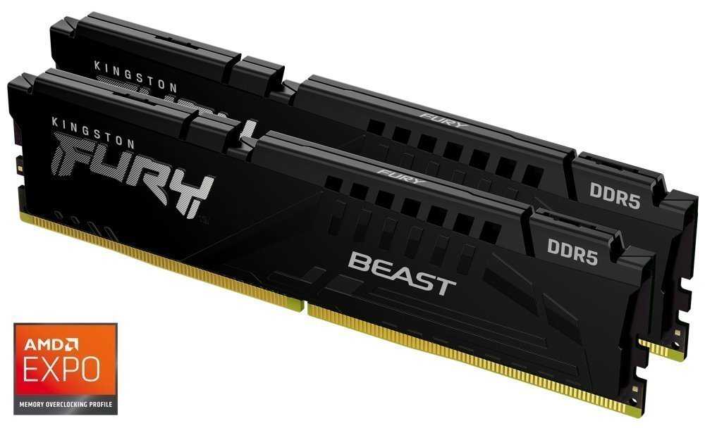 KINGSTON FURY Beast Black EXPO 32GB DDR5 6000MT/s / CL36 / DIMM / Kit 2x 16GB