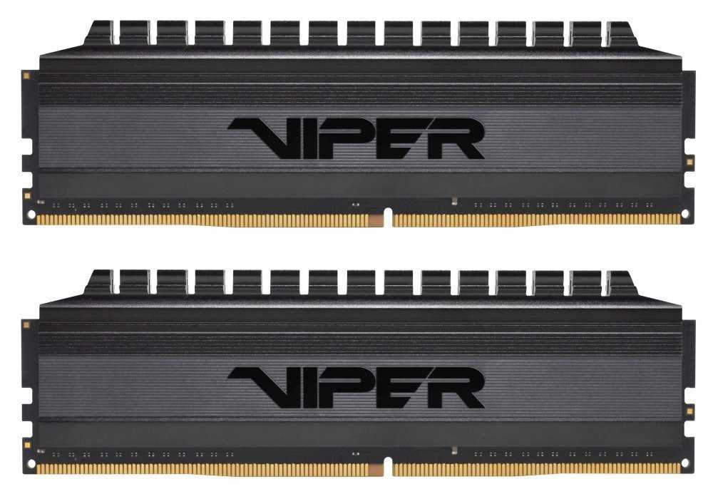 PATRIOT Viper 4 Blackout 16GB DDR4 4400MHz / DIMM / CL18 / 1,5V / Heat Shield / KIT 2x 8GB