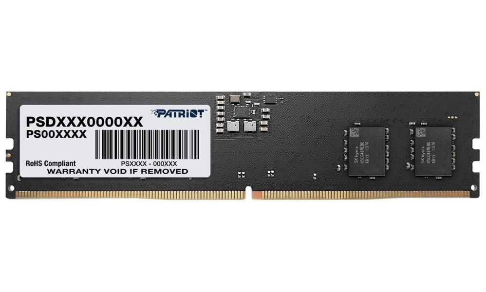 PATRIOT Signature 8GB DDR5 5200MT/s / DIMM / CL42 / 1,1V