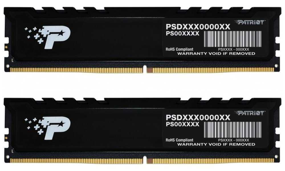 PATRIOT Signature Premium 32GB DDR5 5600MT/s / DIMM / CL46 / 1,1V / Kit 2x 16GB
