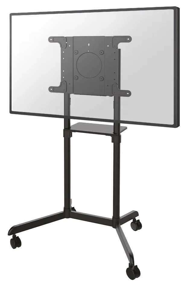 Neomounts  NS-M1250BLACK / Mobile Flat Screen Floor Stand (height: 160 cm) / Black
