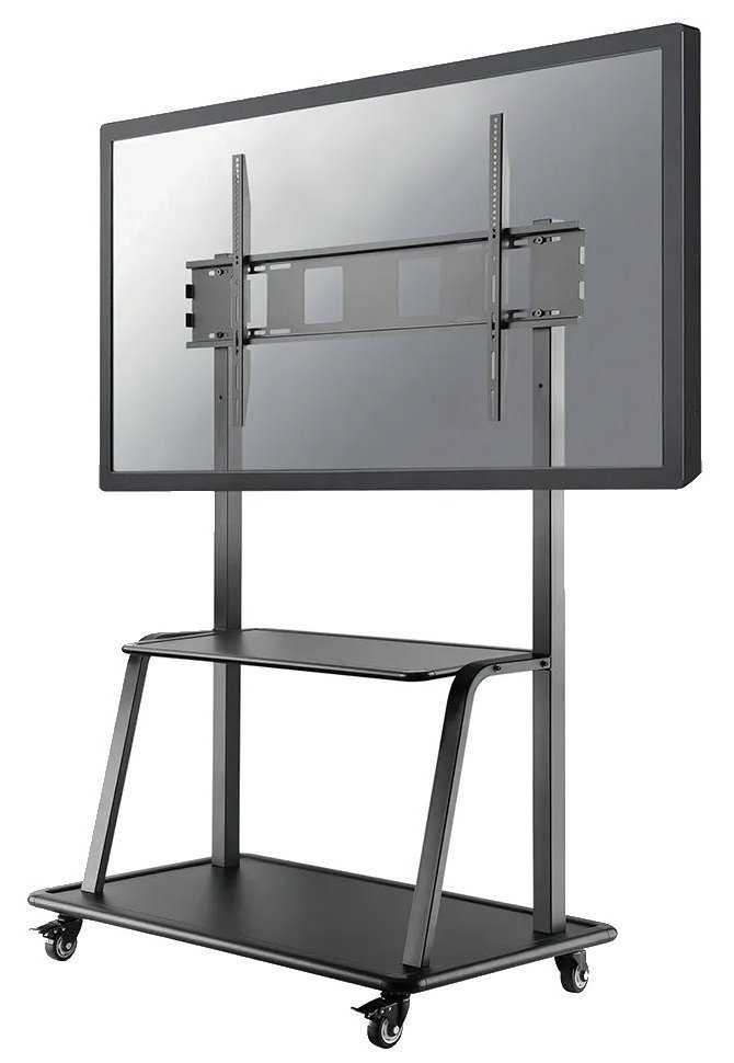 Neomounts  NS-M4000BLACK / Mobile Flat Screen Floor Stand (stand+trolley) (height: 137-153 cm) box 1/2 / Black