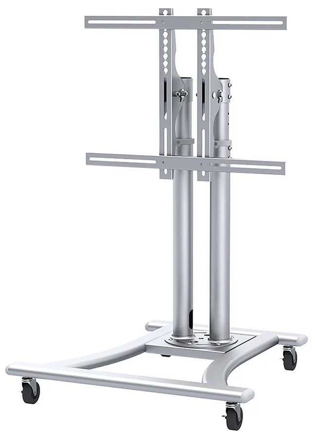 Neomounts  PLASMA-M1200 / Mobile Flat Screen Floor Stand (height: 80-120 cm) / Silver