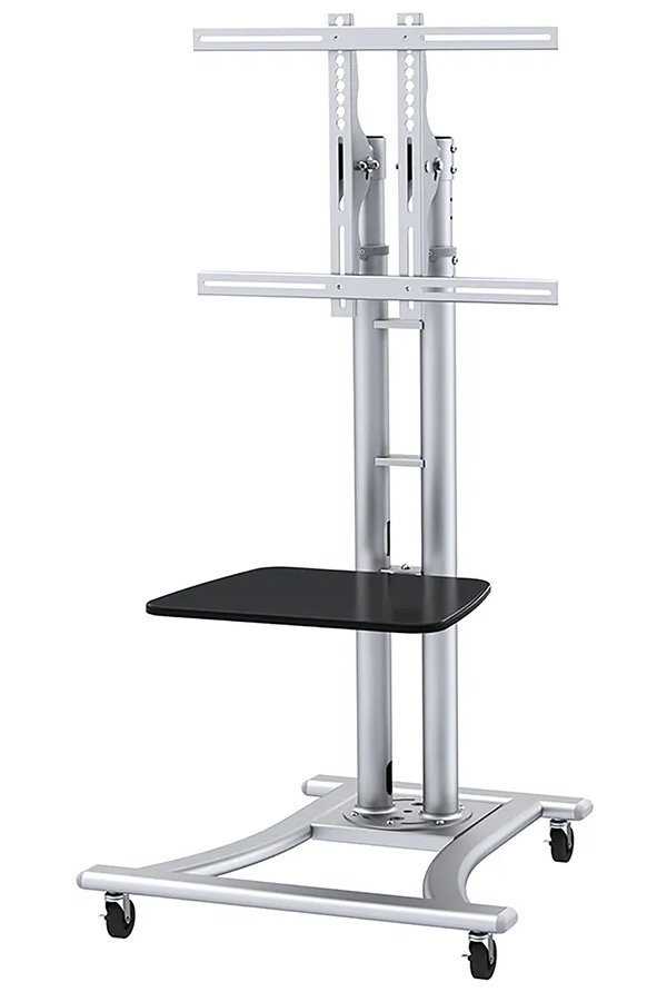 Neomounts  PLASMA-M1800E / Mobile Flat Screen Floor Stand (height: 110-180 cm) / Silver