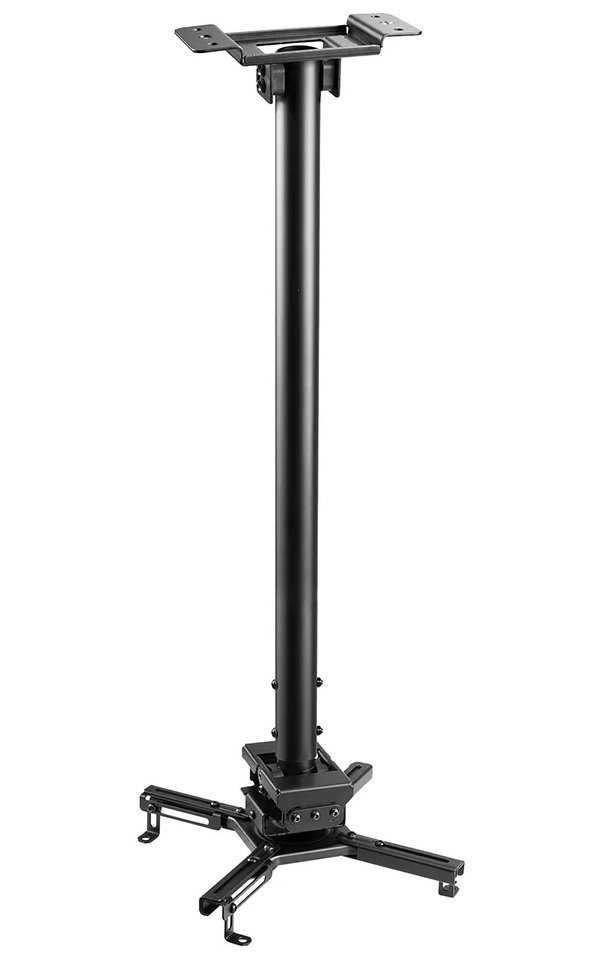 Neomounts  CL25-550BL1 / Projector Ceiling Mount (height adjustable: 74-114 cm) / Black
