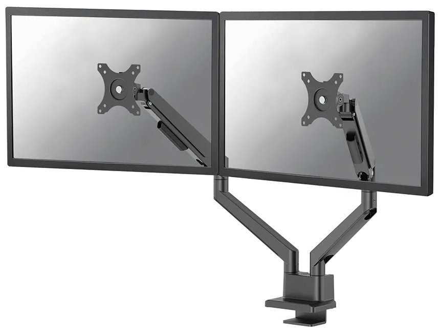 Neomounts  DS70-250BL2 Neomounts NEXT Slim Desk Mount, double display (topfix clamp/grommet), black