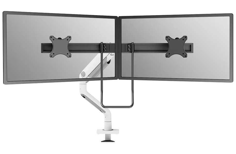 Neomounts DS75S-950WH2 Neomounts NEXT One Desk Mount, double display crossbar (topfix clamp/grommet)