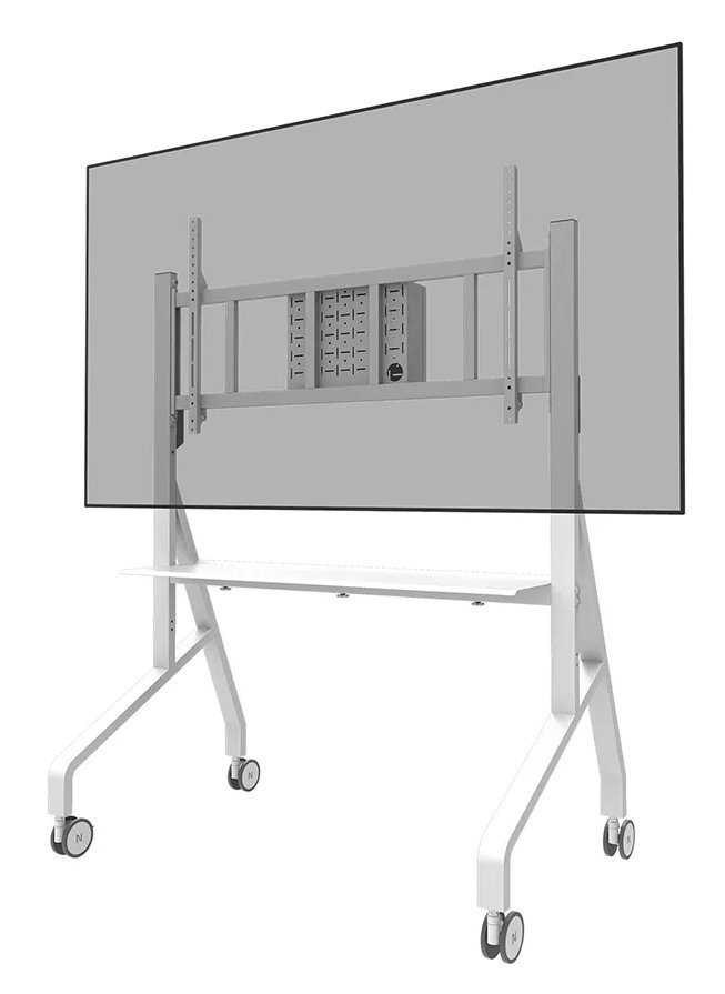 Neomounts FL50-575WH1 Neomounts MOVE Go XL Mobile Floor Stand (fast install, height adjustable), white