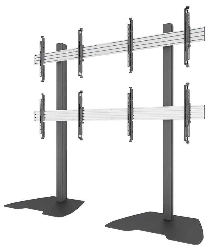 Neomounts Pro  NMPRO-S22 / Flat Screen Stand - 2x2 (2 x horizontal/2 x vertical) - box 1/2 / Black/silver