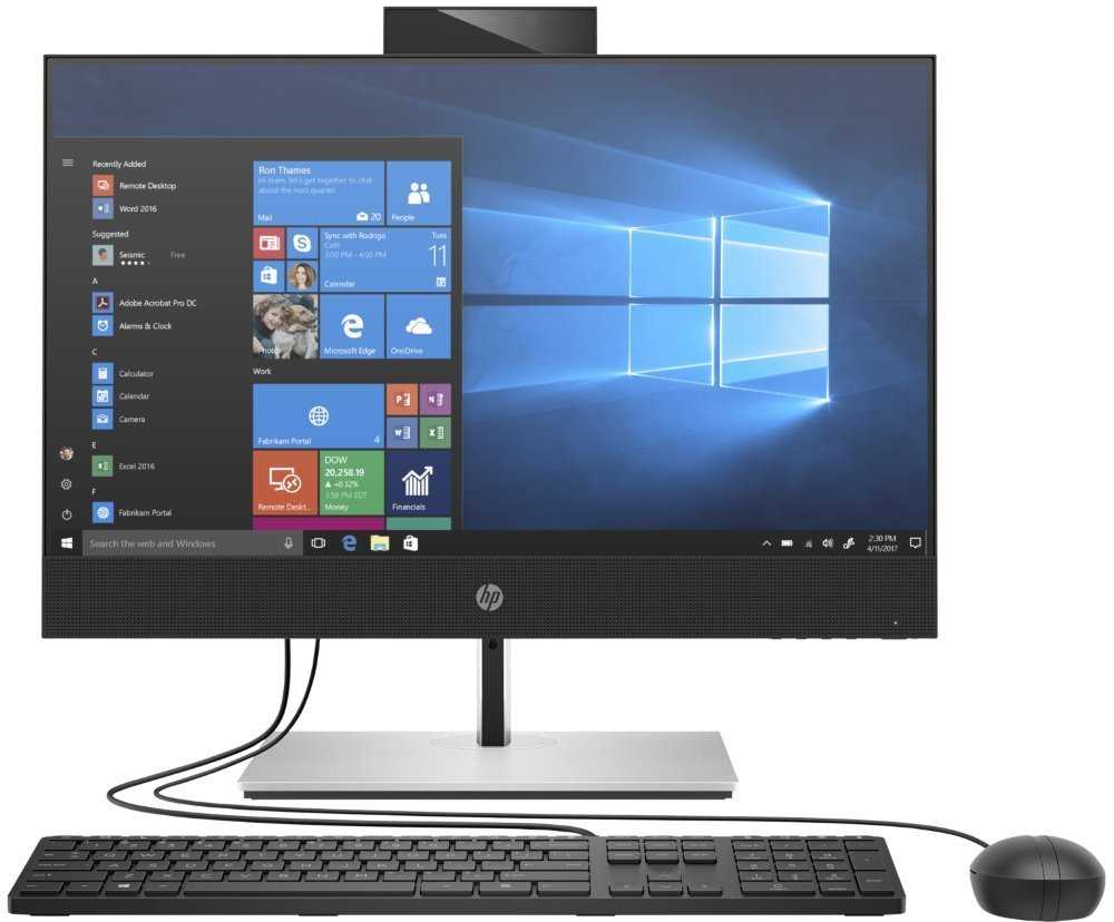 HP ProOne 440 G6 24/ AiO/ i7-10700T/ 8GB DDR4/ 512GB SSD/ Intel UHD 630/ 23,8"/ DVD-RW/ W10P/ Šedý/ kbd + myš