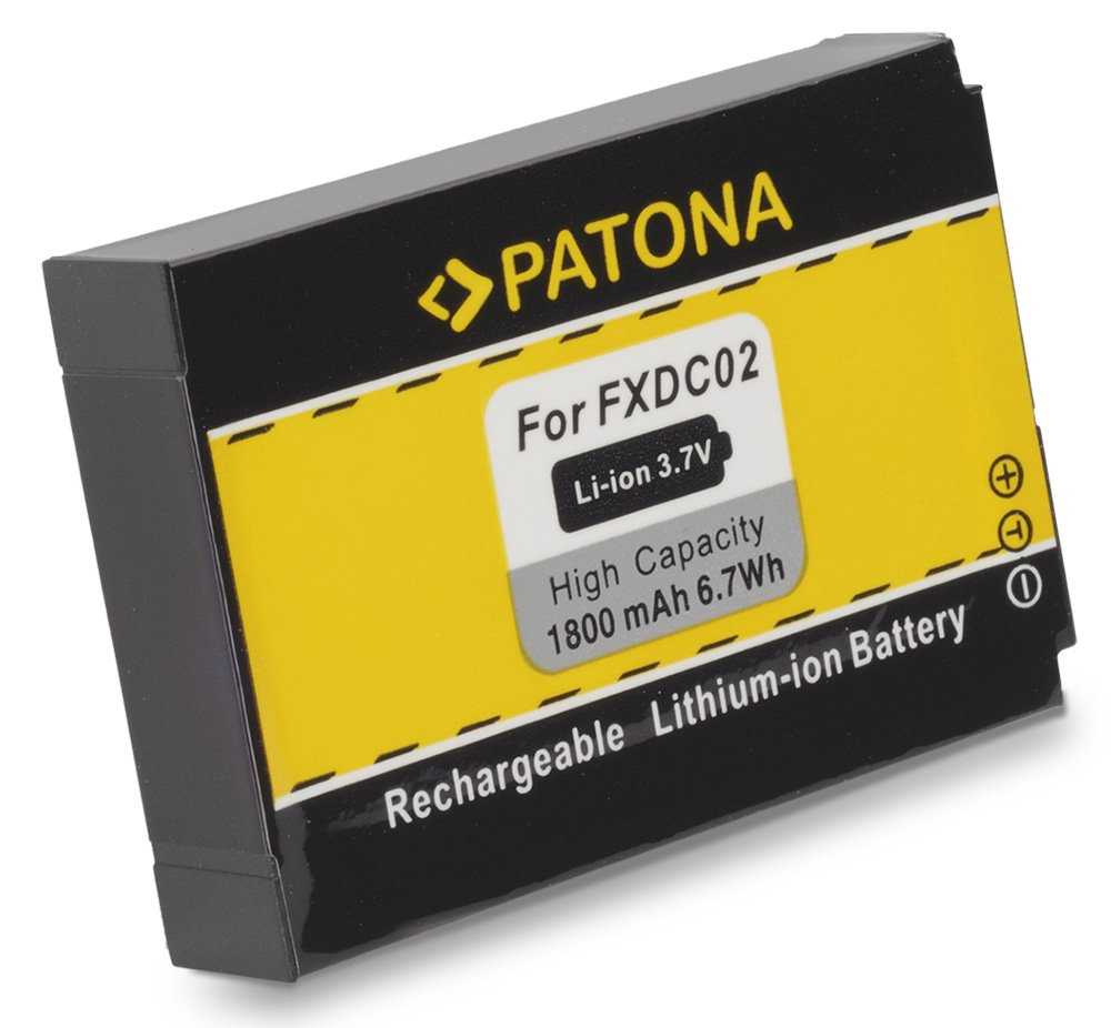 PATONA baterie pro digitální kameru Drift CFXDC02 1800mAh 3,7V Li-Ion