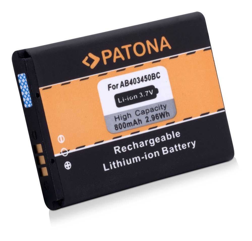 PATONA baterie pro mobilní telefon Samsung E2550 800mAh 3,7V Li-Ion