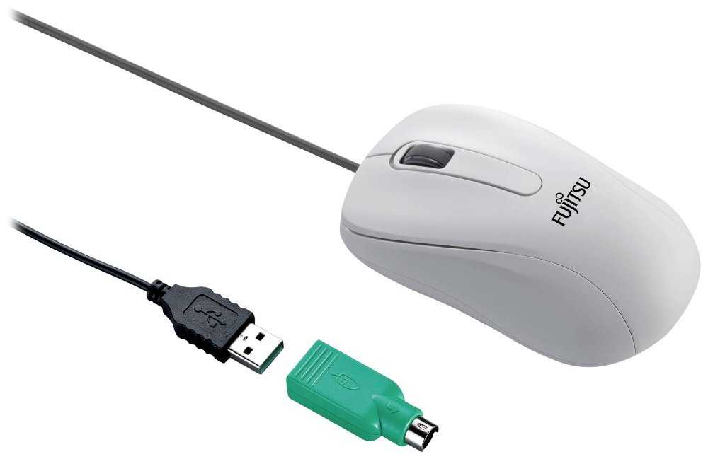 FUJITSU myš M530 GREY, 1200 dpi, USB