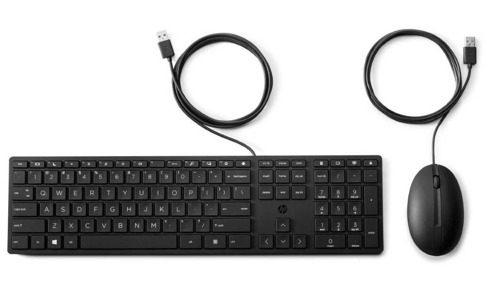 HP Wired 320MK klávesnice a myš
