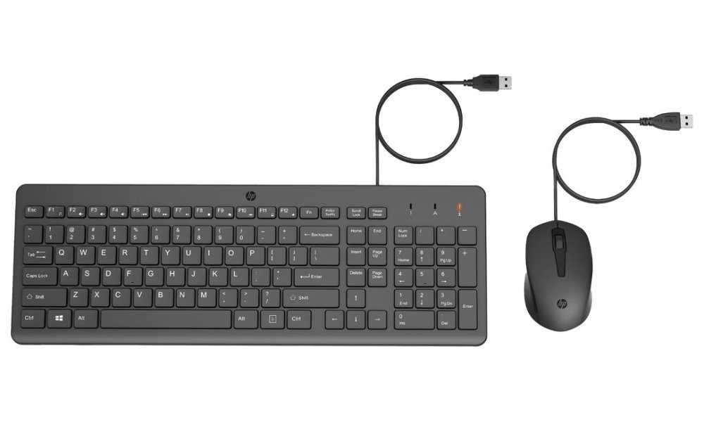 HP 150 Drátová myš s klávesnicí EN