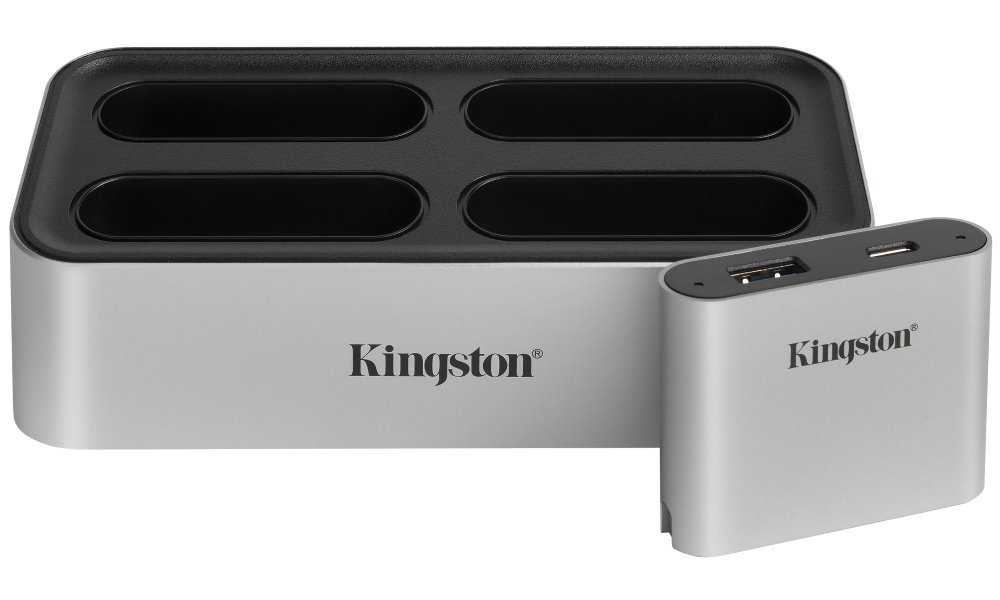 KINGSTON Workflow Station Dock pro Workflow čtečky / USB3.2 Gen1 / součástí balení USB miniHUB