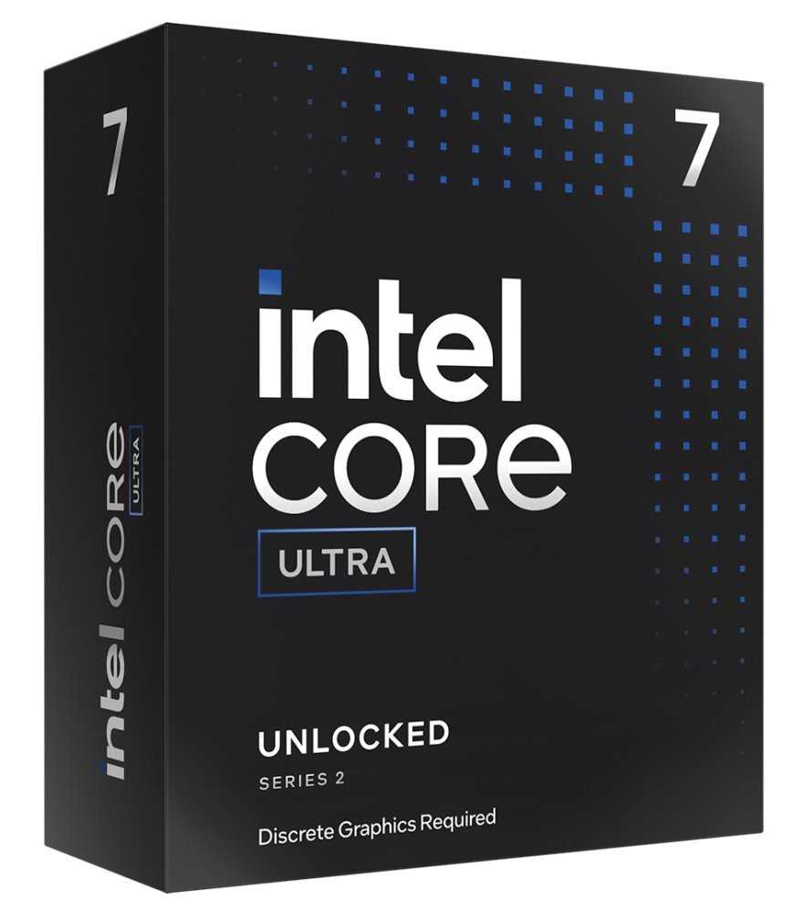 INTEL Core Ultra 7 265KF / Arrow Lake / LGA1851 / max. 5,5GHz / 8P+12E/20T / TDP 250W / bez VGA / BOX bez chladiče