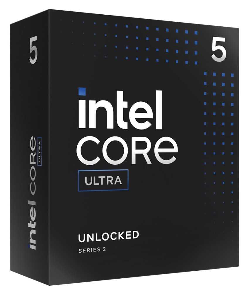 INTEL Core Ultra 5 245K / Arrow Lake / LGA1851 / max. 5,2GHz / 6P+8E/14T / TDP 159W / VGA / BOX bez chladiče