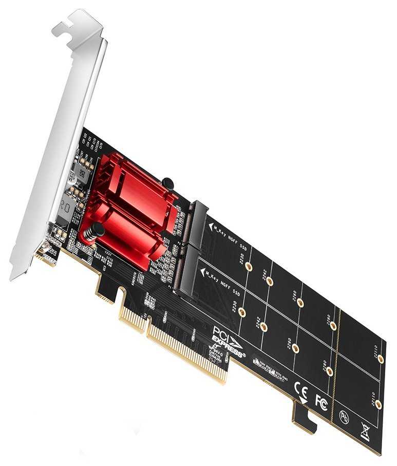AXAGON řadič do PCIe pro 2x PCIe NVME SSD / PCEM2-ND / RAID podpora / délka: 2230 až 22110