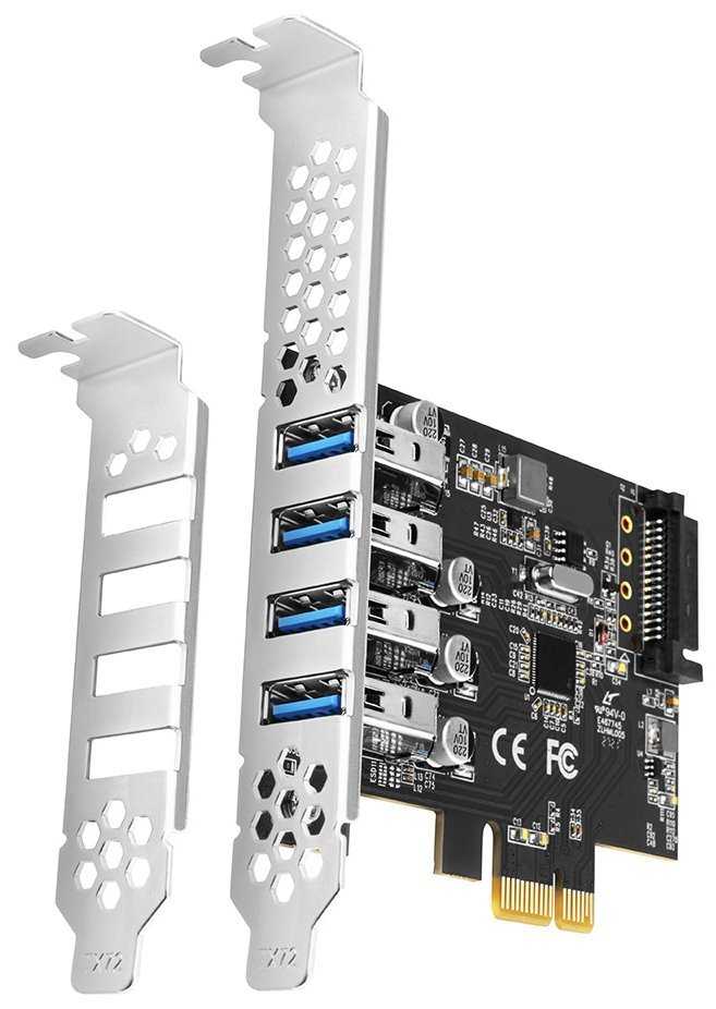 AXAGON řadič do PCIe pro 4x USB 3.2 Gen1 / PCEU-43RS / SP & LP