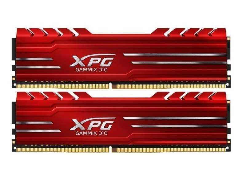 ADATA XPG Gammix D10 16GB DDR4 3200MHz / DIMM / CL16 / červená / KIT 2x 8GB