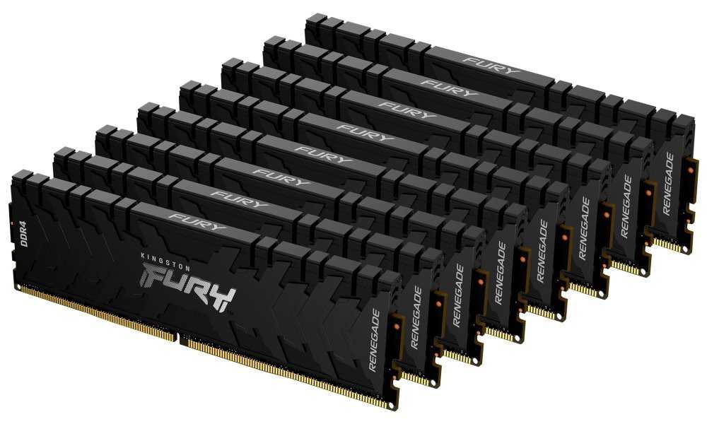 KINGSTON FURY Renegade Black 256GB DDR4 3200MHz / CL16 / DIMM / KIT 8x 32GB