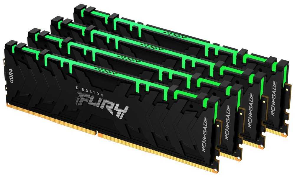 KINGSTON FURY Renegade RGB 32GB DDR4 3200MHz / CL16 / DIMM / KIT 4x 8GB