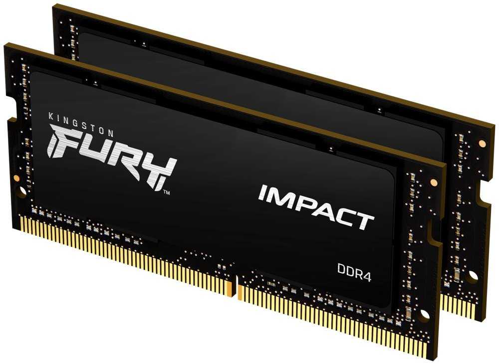 KINGSTON FURY Impact 64GB DDR4 2666MT/s / CL16 / SO-DIMM / KIT 2x 32GB