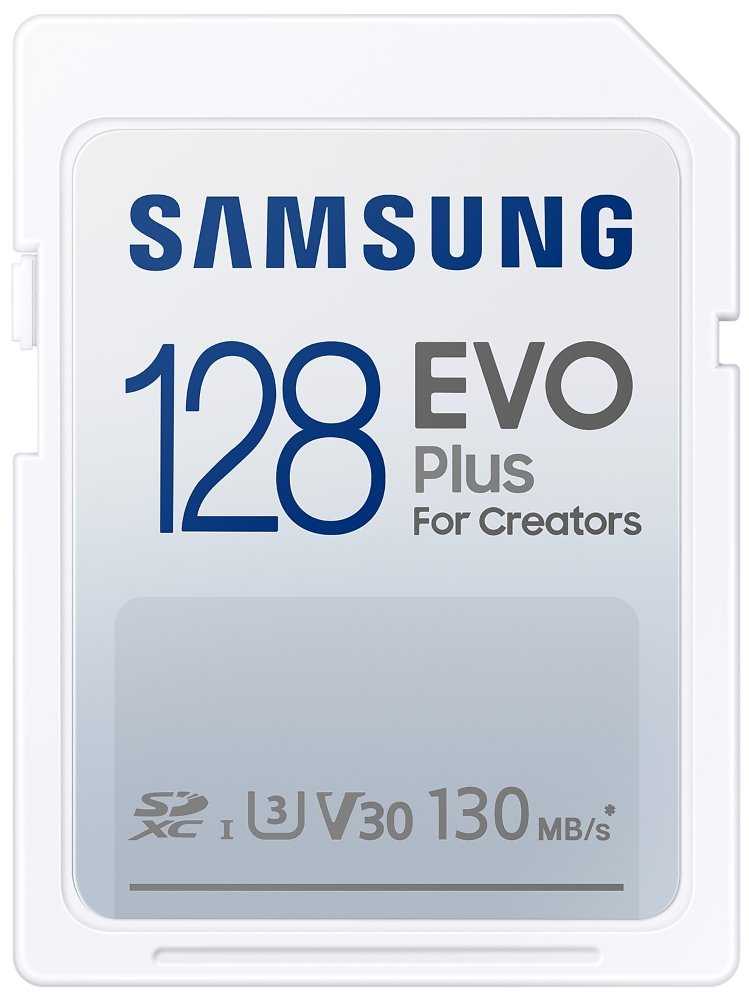 SAMSUNG EVO Plus SDXC 128GB / CL10 UHS-I U3 / V30