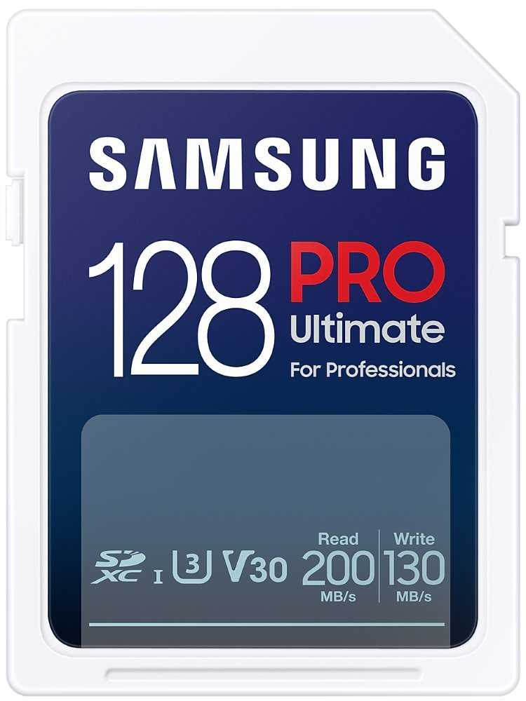SAMSUNG PRO Ultimate SDXC 128GB / CL10 USH-I U3 / V30