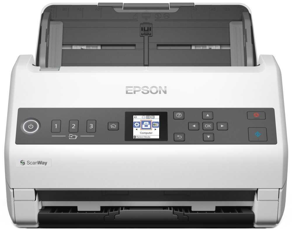 Epson skener WorkForce DS-730N/ Dokumentový/ A4/ 600dpi/ USB/ LAN/ DADF