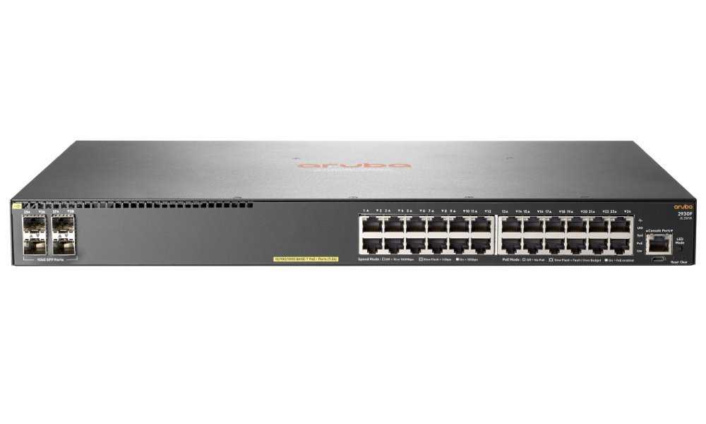 HPE Aruba 2930F 24G PoE+ 4SFP Swch