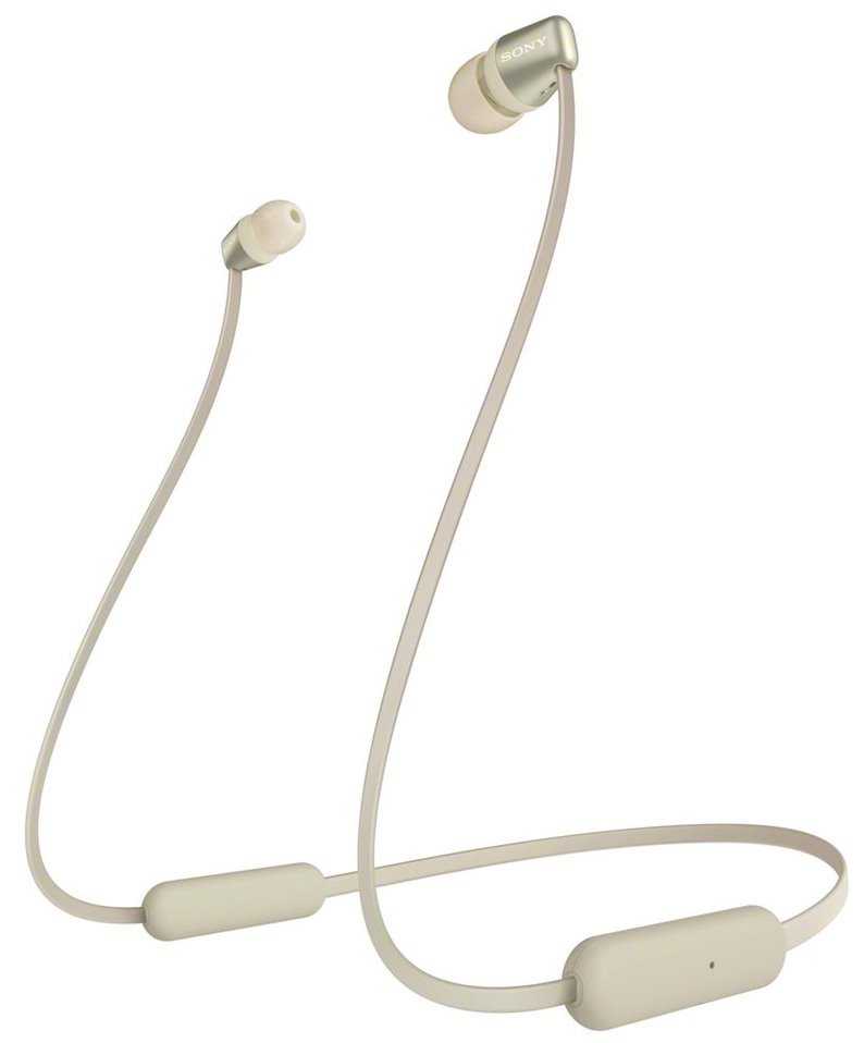 SONY headset do uší WI-C310/ sluchátka bezdrátová + mikrofon/ USB-C/ Bluetooth/ zlatý