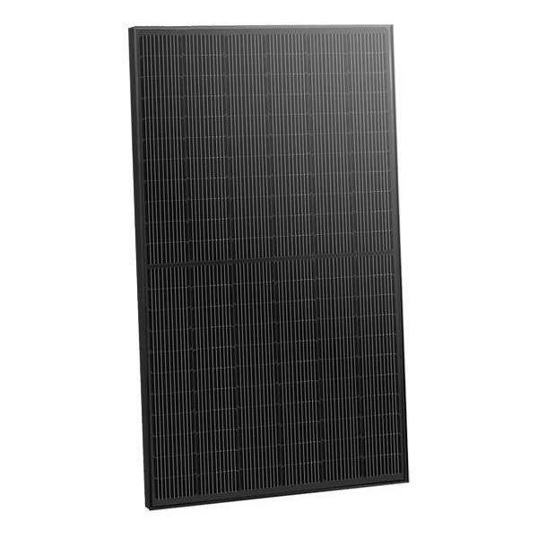 POŠKOZENÉ - GWL solární panel ELERIX, Mono 500Wp, celočerný, 132 článků, half-cut - promáčknutý rám
