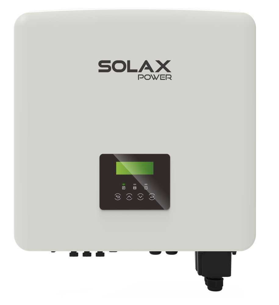 SOLAX X3-HYBRID-5.0-D G4 / 5kW / 3Fázový / Hybridní / Asymetrický / 2x MPPT